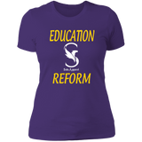 EDUCATION REFORM " recommend order one size up "