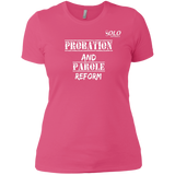 PROBATION AND PAROLE "recommend order one size up "