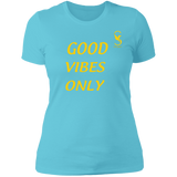 GOOD VIBES " recommend order one size up "